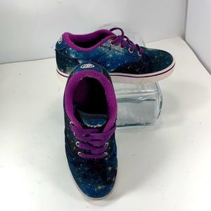 Heelys youths size13c the color of outer space